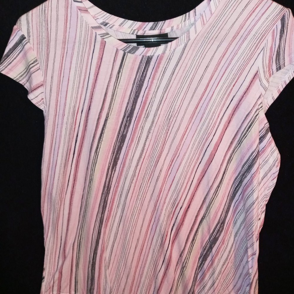 NUE OPTIONS WOMENS CASUAL SHORT SLEEVE SHIRT SZ M